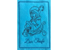 Stickdatei ITH - Postkarte Jesus Schaf Taufe